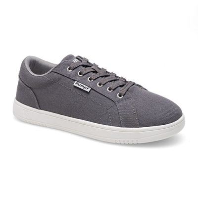 Grey canvas dance sneaker